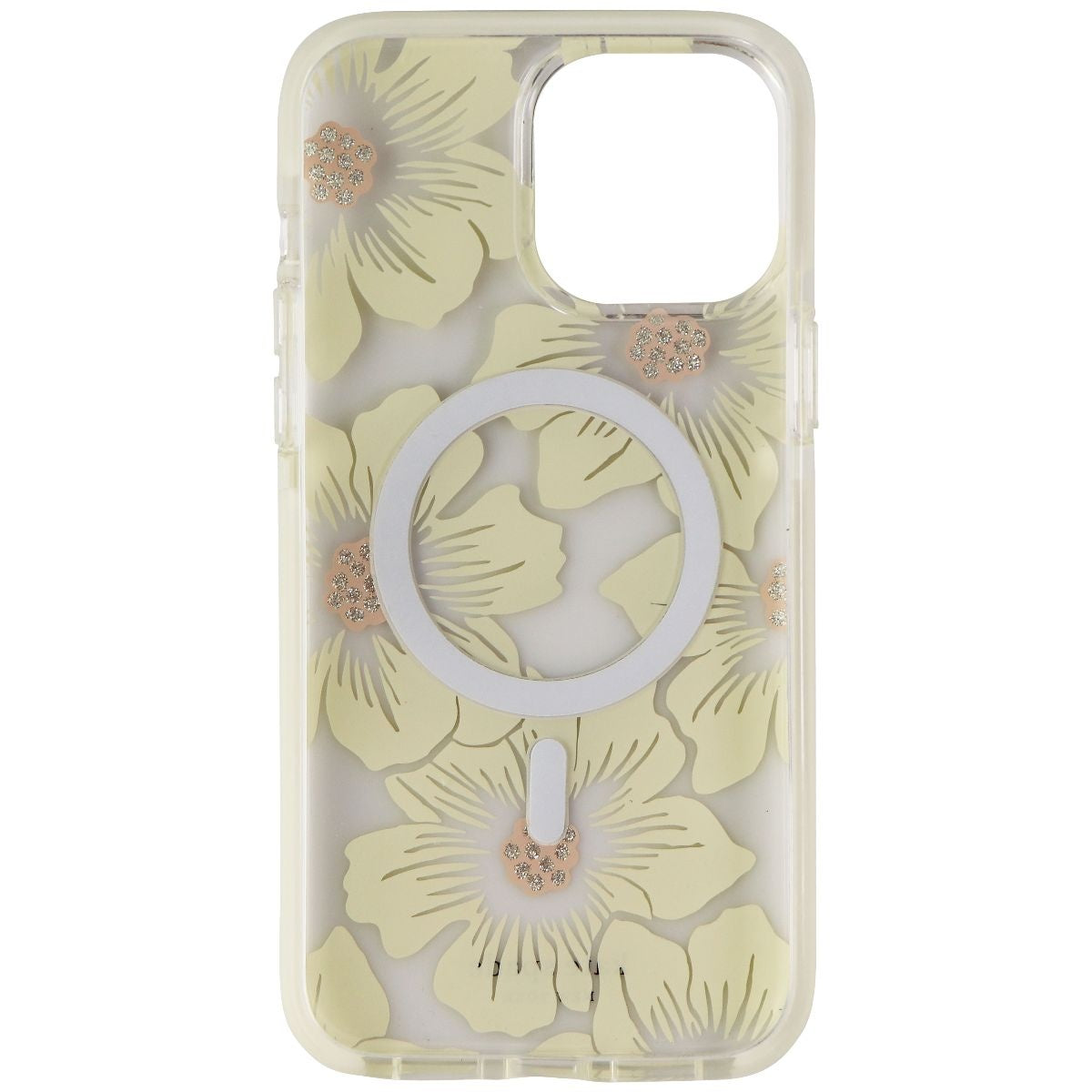 Kate Spade Hardshell Case for  MagSafe for iPhone 13 Pro Max - Hollyhock Floral Cell Phone - Cases, Covers & Skins Kate Spade    - Simple Cell Bulk Wholesale Pricing - USA Seller