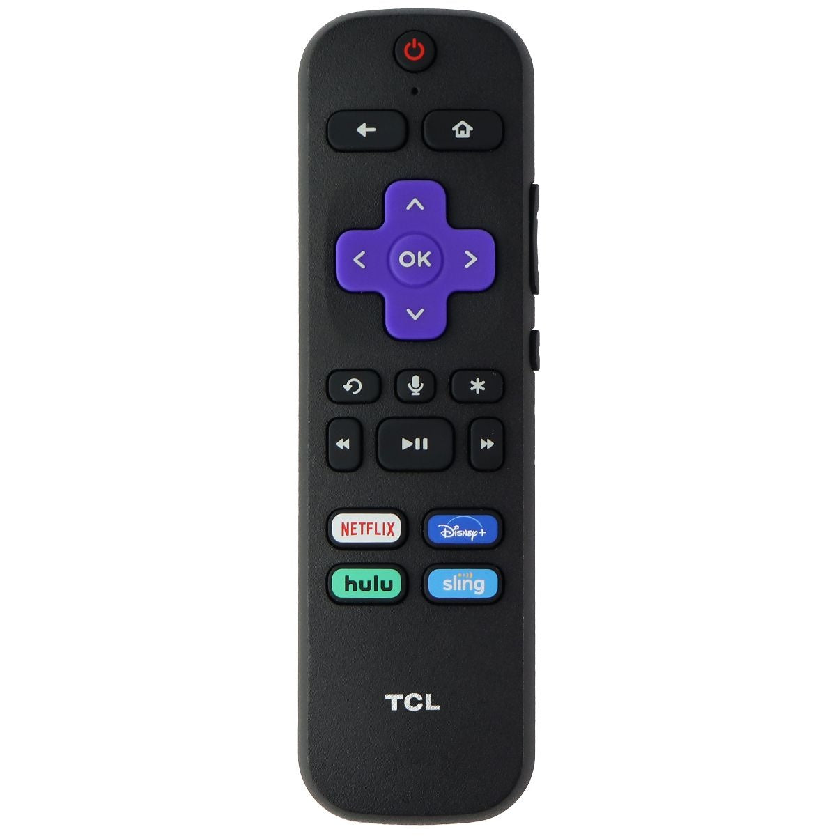 TCL Remote (RC-EL5) for Select TCL TVs (Netflix/Disney+/Hulu/Sling) - Black TV, Video & Audio Accessories - Remote Controls TCL - Simple Cell Bulk Wholesale Pricing - USA Seller