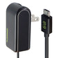 PureGear 12W 2.4A Wall Charger with 5Ft Micro USB Connector Cable - Black Cell Phone - Chargers & Cradles PureGear    - Simple Cell Bulk Wholesale Pricing - USA Seller