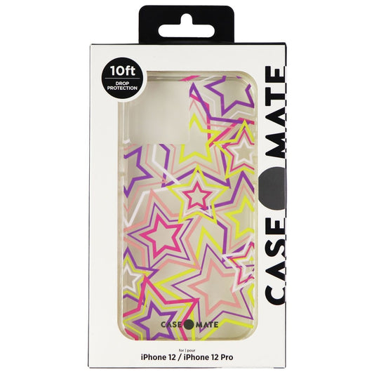 Case-Mate Hardshell Case for Apple iPhone 12 / iPhone 12 Pro - Neon Stars/Clear Cell Phone - Cases, Covers & Skins Case-Mate    - Simple Cell Bulk Wholesale Pricing - USA Seller