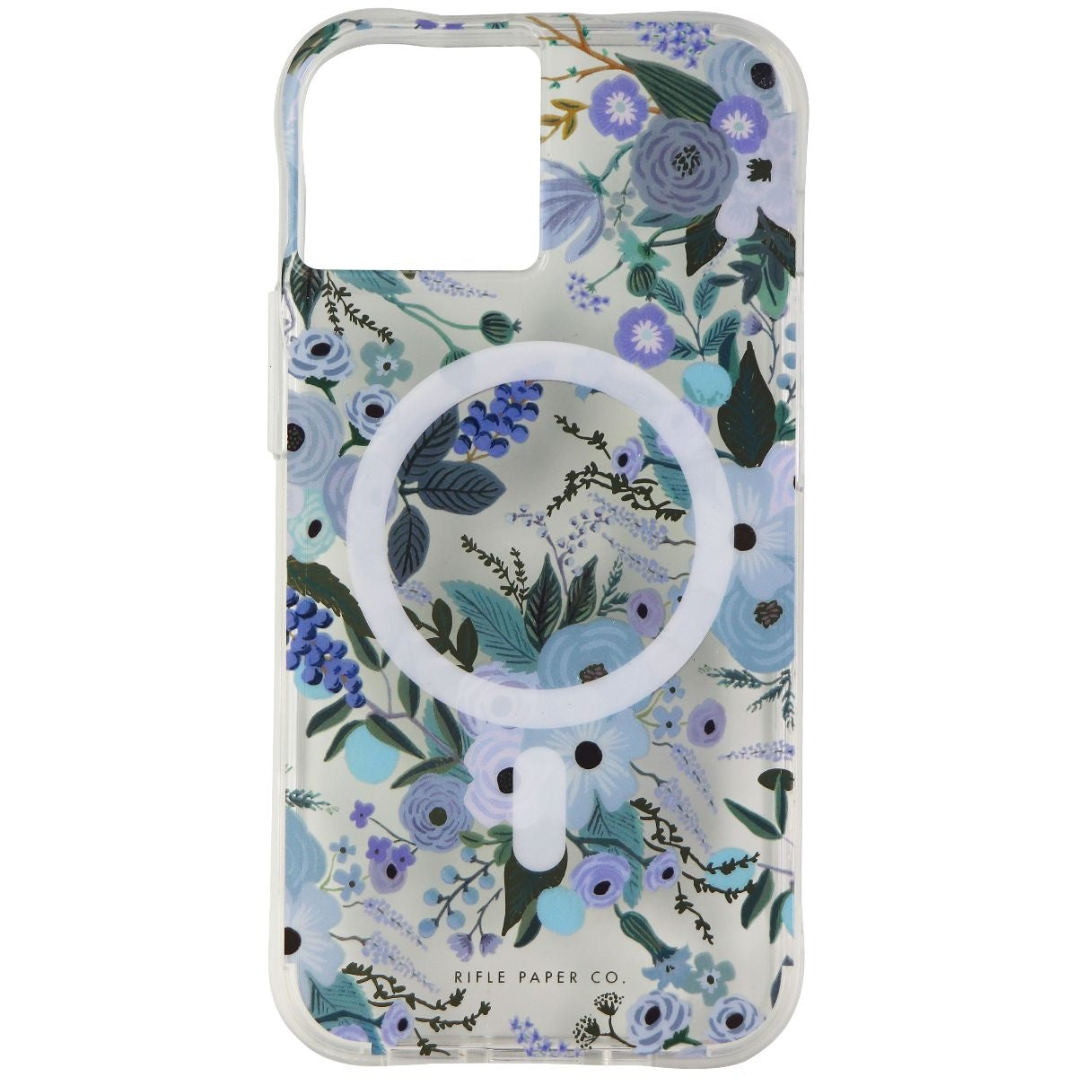 Rifle Paper Co. Designer Case for MagSafe for iPhone 13 - Garden Party Blue Cell Phone - Cases, Covers & Skins Case-Mate - Simple Cell Bulk Wholesale Pricing - USA Seller
