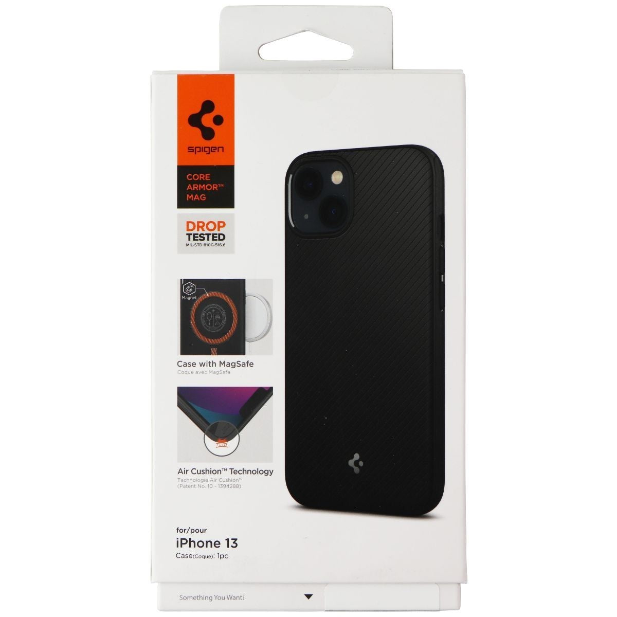 Spigen Core Armor Mag Series Case for MagSafe for iPhone 13 - Black (ACS03556) Cell Phone - Cases, Covers & Skins Spigen - Simple Cell Bulk Wholesale Pricing - USA Seller