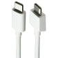 Nest (10-Foot) USB-C to USB-C Power Cord Cable for Nest Cam IQ - White Digital Camera - Cables & Adapters Nest - Simple Cell Bulk Wholesale Pricing - USA Seller