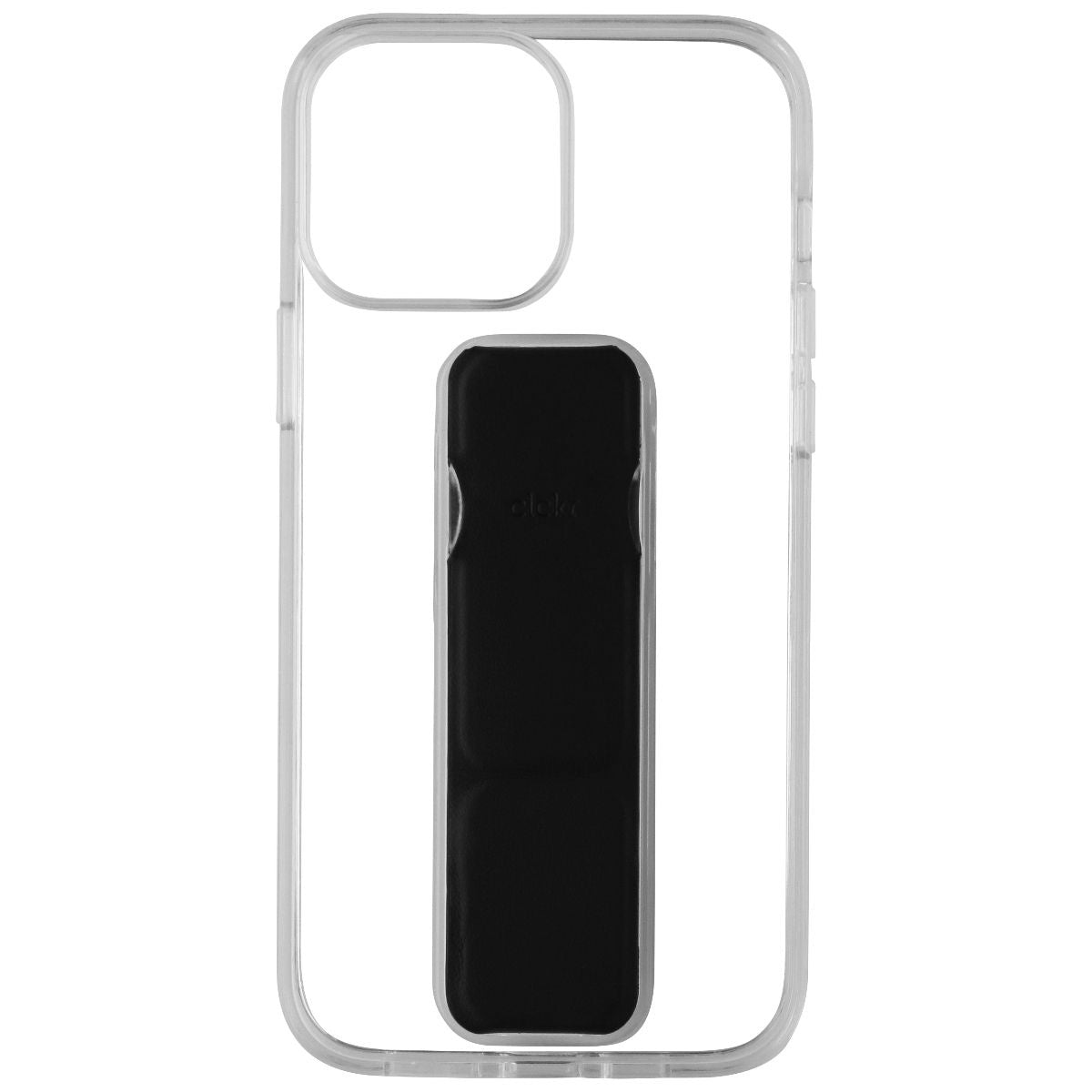 CLCKR Stand & Grip Case for Apple iPhone 13 Pro Max - Clear/Black