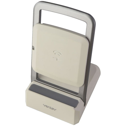 Ventev 15W Wireless ChargeStand for Qi Wireless Charging Devices - White/Silver Cell Phone - Chargers & Cradles Ventev - Simple Cell Bulk Wholesale Pricing - USA Seller