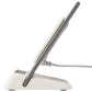 Ventev 15W Wireless ChargeStand for Qi Wireless Charging Devices - White/Silver Cell Phone - Chargers & Cradles Ventev - Simple Cell Bulk Wholesale Pricing - USA Seller