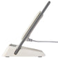 Ventev 15W Wireless ChargeStand for Qi Wireless Charging Devices - White/Silver Cell Phone - Chargers & Cradles Ventev - Simple Cell Bulk Wholesale Pricing - USA Seller