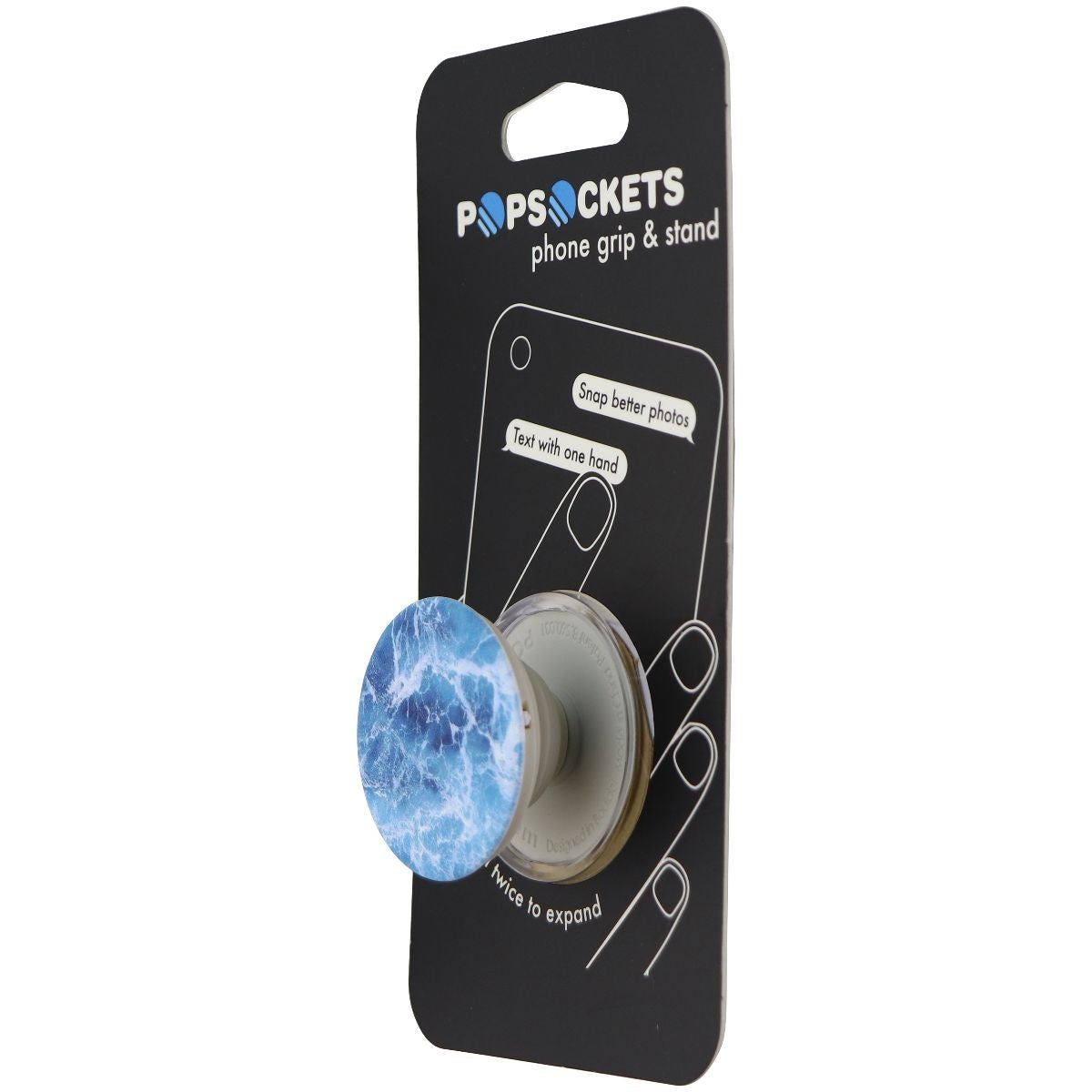 PopSockets: Collapsible Grip & Stand for Phones and Tablets - Ocean from The Air Cell Phone - Mounts & Holders PopSockets - Simple Cell Bulk Wholesale Pricing - USA Seller
