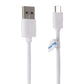 Hand Candy 2.5-Foot Micro-USB to USB Charge and Sync Cable - White Cell Phone - Cables & Adapters Hand Candy - Simple Cell Bulk Wholesale Pricing - USA Seller