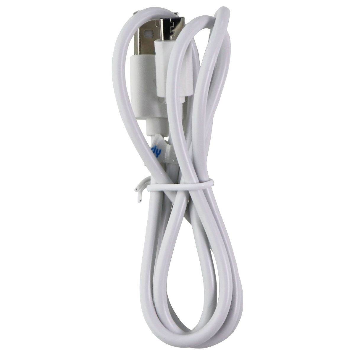 Hand Candy 2.5-Foot Micro-USB to USB Charge and Sync Cable - White Cell Phone - Cables & Adapters Hand Candy - Simple Cell Bulk Wholesale Pricing - USA Seller