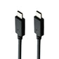Kyocera (3.3-Ft) USB-C to USB-C Charge/Sync OEM Cable - Black (SCP-27SDC/R) Cell Phone - Cables & Adapters Kyocera    - Simple Cell Bulk Wholesale Pricing - USA Seller