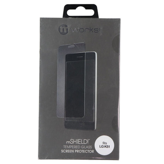 mWorks! mSHIELD! Tempered Glass Screen Protector for LG K51 - Clear Cell Phone - Screen Protectors mWorks!    - Simple Cell Bulk Wholesale Pricing - USA Seller