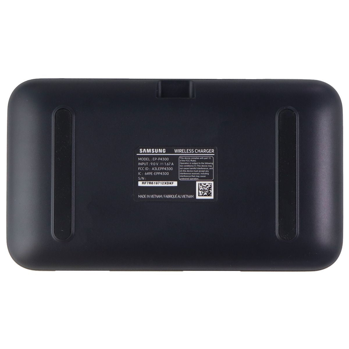 Samsung Wireless Charger Duo 9W Fast Charging Qi Pad for Galaxy Devices - Black Cell Phone - Chargers & Cradles Samsung - Simple Cell Bulk Wholesale Pricing - USA Seller