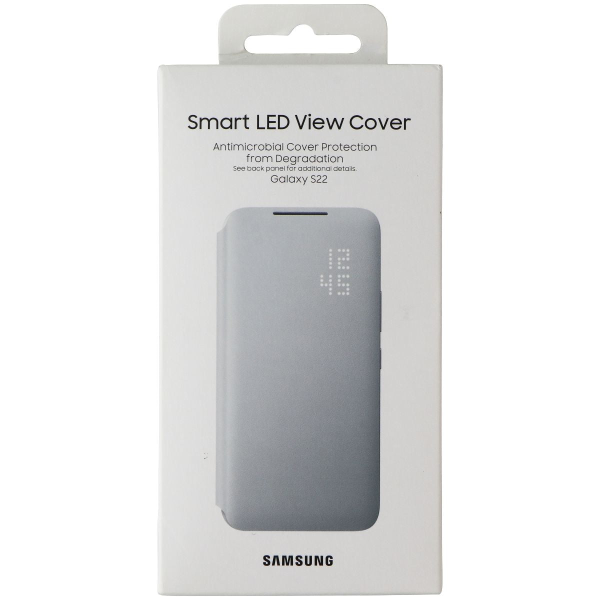 Samsung Electronics Smart LED View Cover for Samsung Galaxy S22 - Light Gray Cell Phone - Cases, Covers & Skins Samsung - Simple Cell Bulk Wholesale Pricing - USA Seller