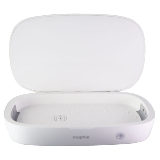 Mophie UV Sanitizer with Wireless Charging for Smartphones - White Cell Phone - Chargers & Cradles Mophie - Simple Cell Bulk Wholesale Pricing - USA Seller