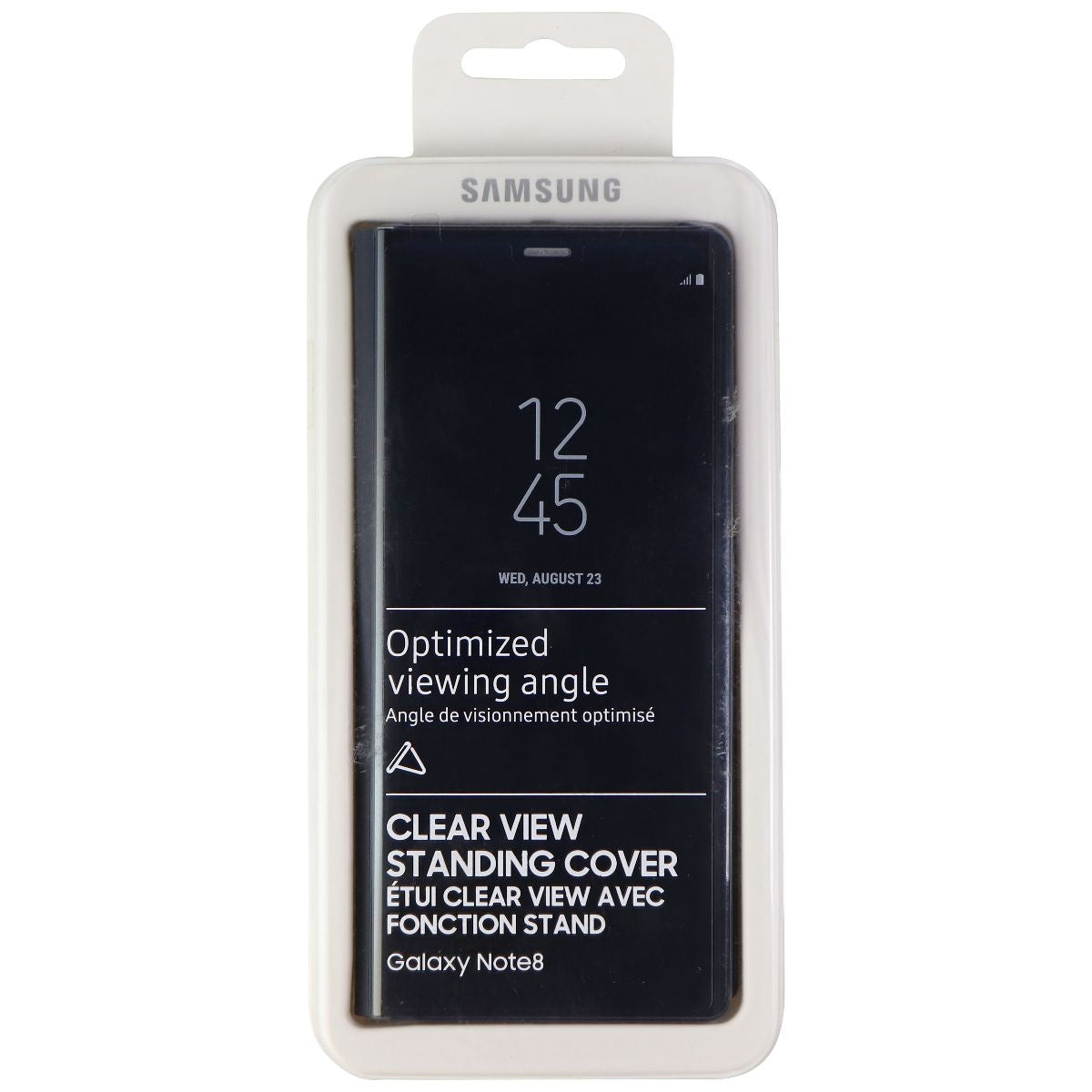 Samsung Clear View Standing Cover for Galaxy Note8 - Black (EF-ZN950CBEGCA)