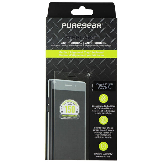 PureGear Steel 360 Screen Protector for iPhone 14/14 Pro/13/13 Pro - Clear
