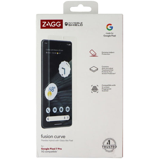 ZAGG InvisibleShield (Fusion Curve) Series Case for Google Pixel 7 Pro - Clear Cell Phone - Screen Protectors Zagg    - Simple Cell Bulk Wholesale Pricing - USA Seller