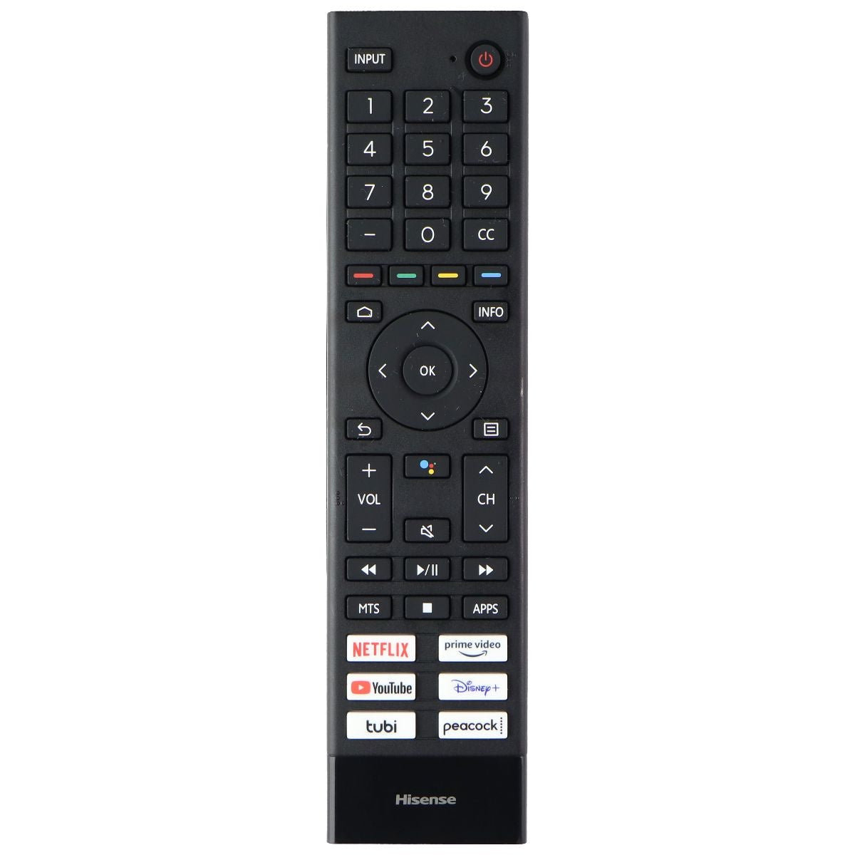 Hisense OEM Remote Control (ERF3Z80H) for Select Hisense TVs - Black