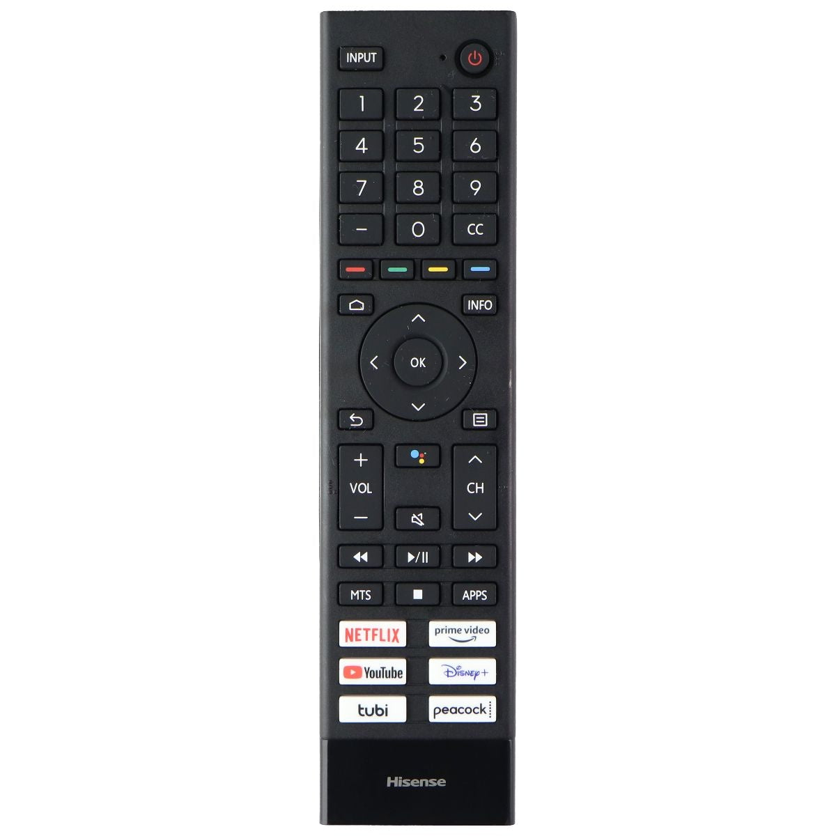 Hisense OEM Remote Control (ERF3Z80H) for Select Hisense TVs - Black TV, Video & Audio Accessories - Remote Controls Hisense - Simple Cell Bulk Wholesale Pricing - USA Seller