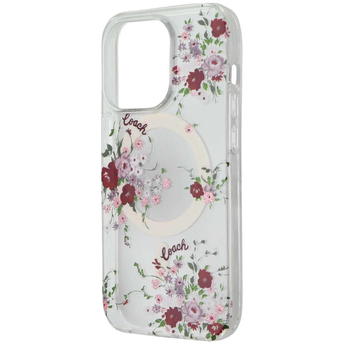 Coach Hardshell Case for MagSafe for iPhone 14 Pro - Floral Purple Bundle Cell Phone - Cases, Covers & Skins Coach - Simple Cell Bulk Wholesale Pricing - USA Seller