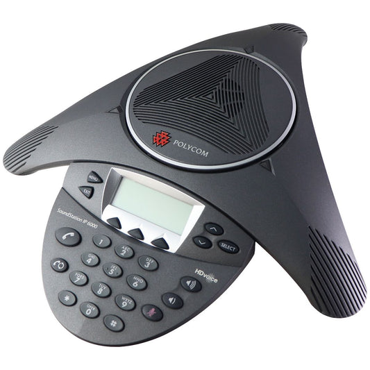 Polycom SoundStation IP 6000 Full Duplex IP Conference Phone - Black Home Telephones & Accessories - Corded Telephones Polycom    - Simple Cell Bulk Wholesale Pricing - USA Seller