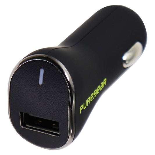 PureGear 10W/2.1A Single USB Car Charger for Phones & Tablets - Black Cell Phone - Chargers & Cradles PureGear - Simple Cell Bulk Wholesale Pricing - USA Seller