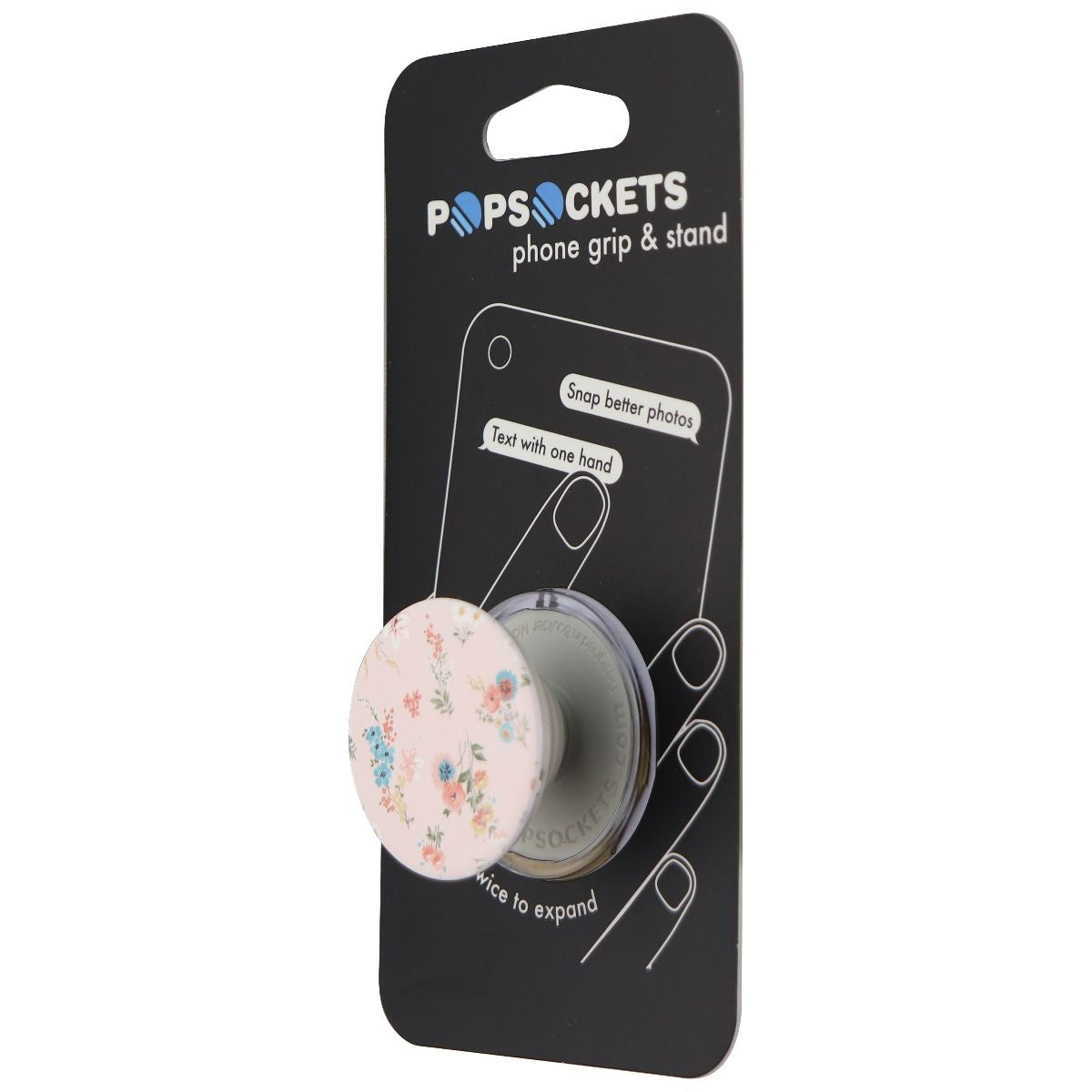 PopSockets: Collapsible Grip & Stand for Phones and Tablets - Pink Trellis Cell Phone - Mounts & Holders PopSockets - Simple Cell Bulk Wholesale Pricing - USA Seller