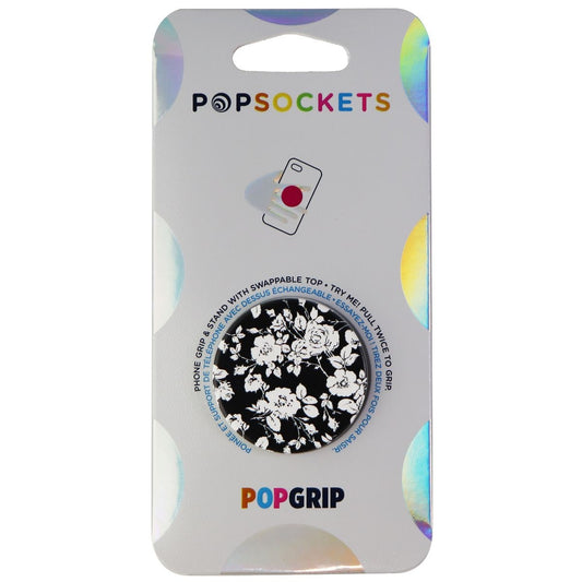 PopSockets: PopGrip with Swappable Top for Phones and Tablets - Monochrome Rose Cell Phone - Mounts & Holders PopSockets - Simple Cell Bulk Wholesale Pricing - USA Seller
