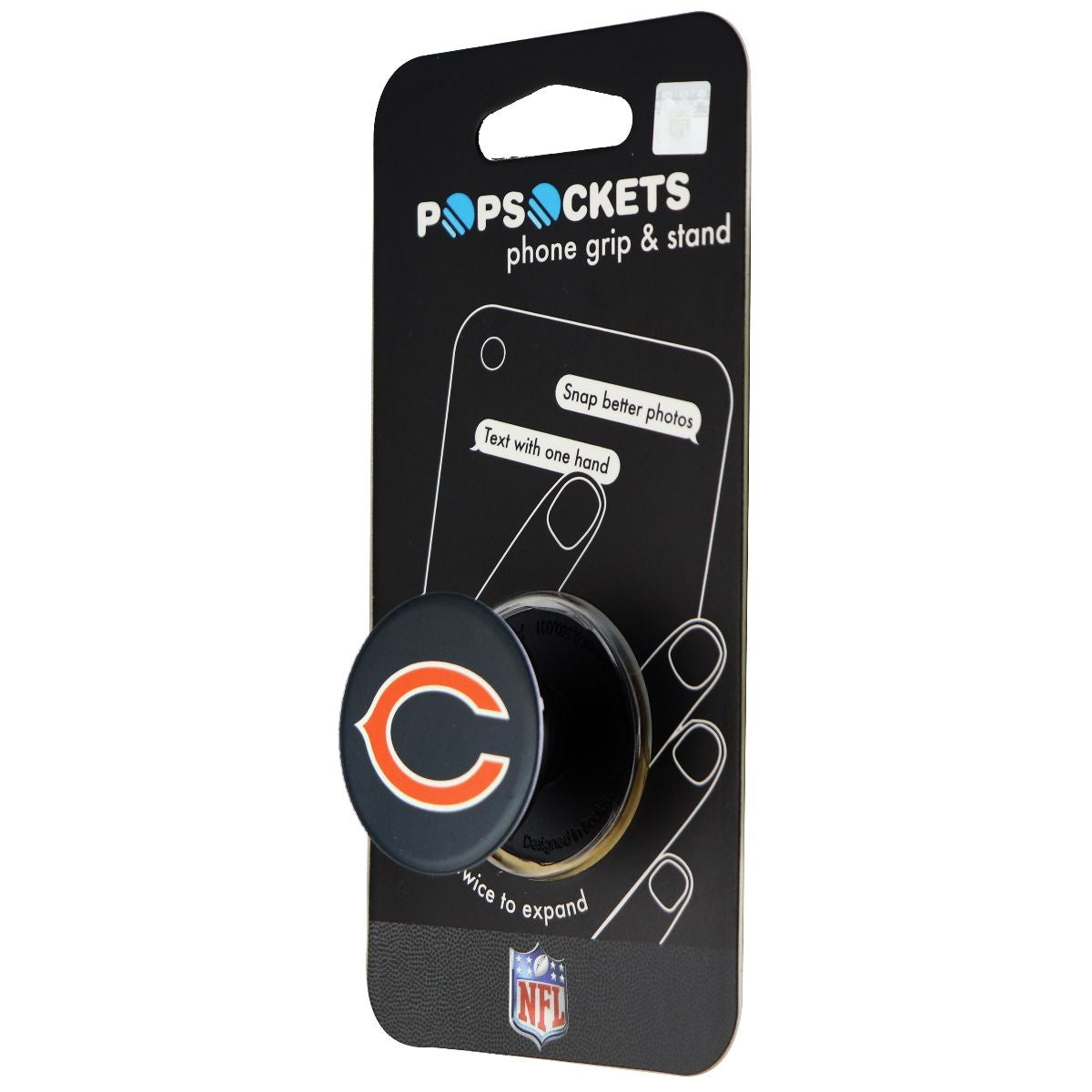PopSockets: Collapsible Grip & Stand for Phones & Tablets - Chicago Bears Helmet Cell Phone - Mounts & Holders PopSockets - Simple Cell Bulk Wholesale Pricing - USA Seller