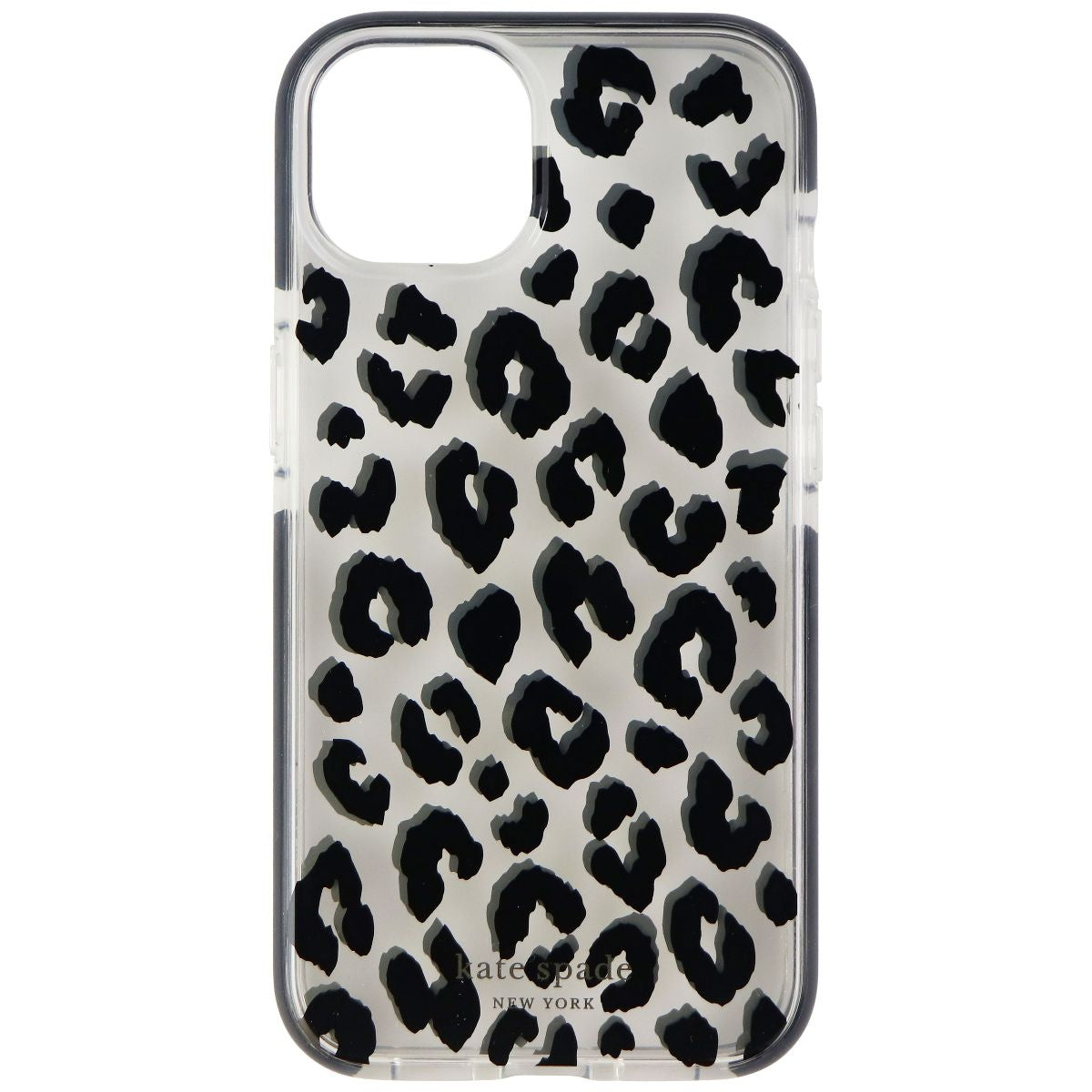 Kate Spade Defensive Hardshell Case for Apple iPhone 13 - City Leopard Black