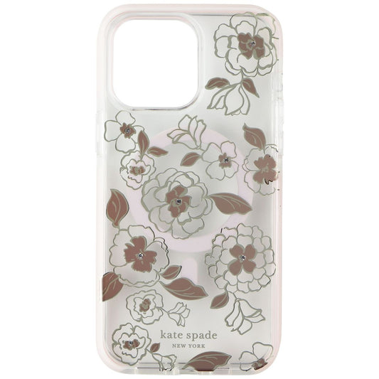 Kate Spade Defensive Case for MagSafe for iPhone 14 Pro Max - Gold Floral