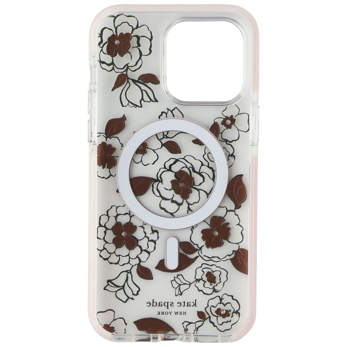 Kate Spade Defensive Case for MagSafe for iPhone 14 Pro Max - Gold Floral Cell Phone - Cases, Covers & Skins Kate Spade New York - Simple Cell Bulk Wholesale Pricing - USA Seller