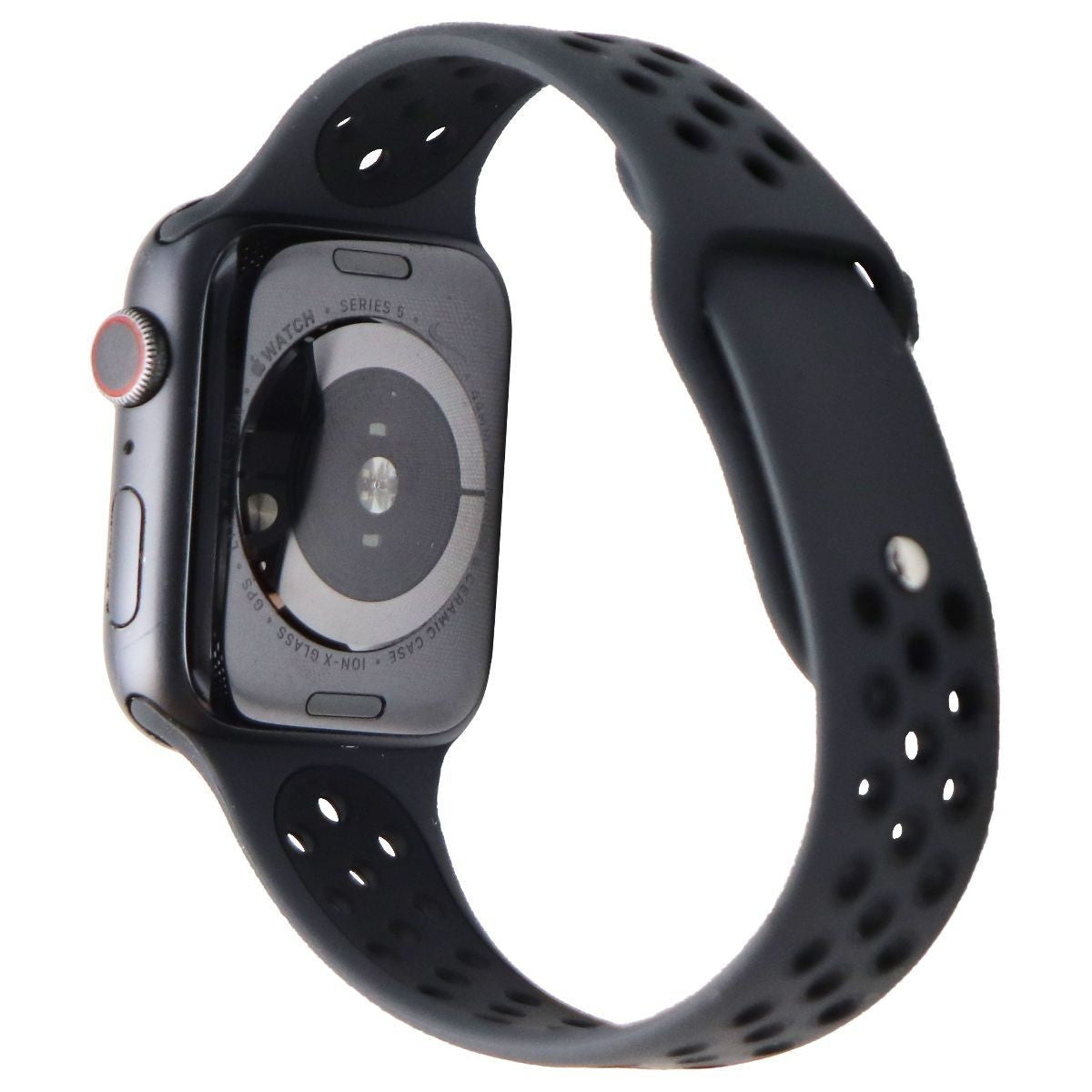 Apple Watch Nike Series 5 (44mm) A2095 (GPS + LTE) - Space Gray/Black Sport Smart Watches Apple    - Simple Cell Bulk Wholesale Pricing - USA Seller