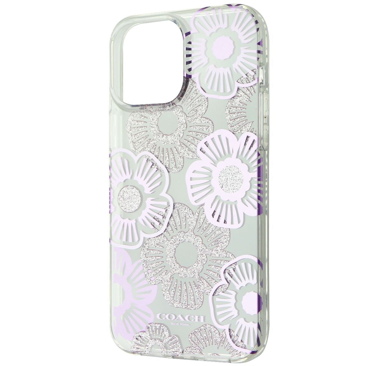 Coach Protective Case for iPhone 13 Pro Max/12 Pro Max - Tea Rose Ice Purple Cell Phone - Cases, Covers & Skins Coach - Simple Cell Bulk Wholesale Pricing - USA Seller