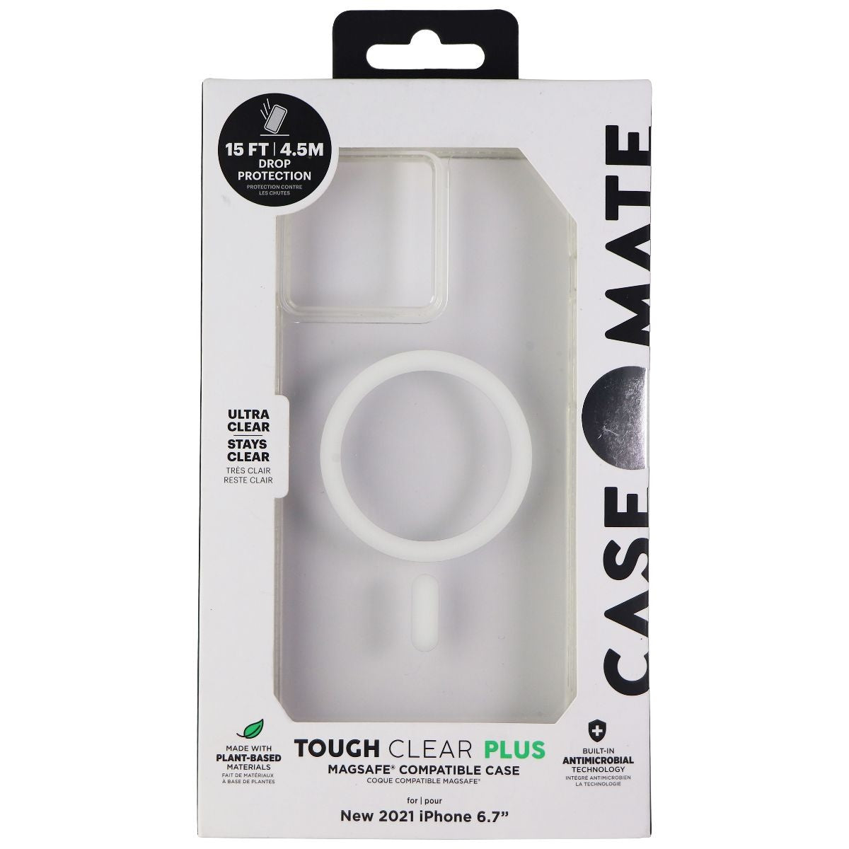 Case-Mate Tough Clear Plus Case for MagSafe for Apple iPhone 13 Pro Max - Clear Cell Phone - Cases, Covers & Skins Case-Mate - Simple Cell Bulk Wholesale Pricing - USA Seller