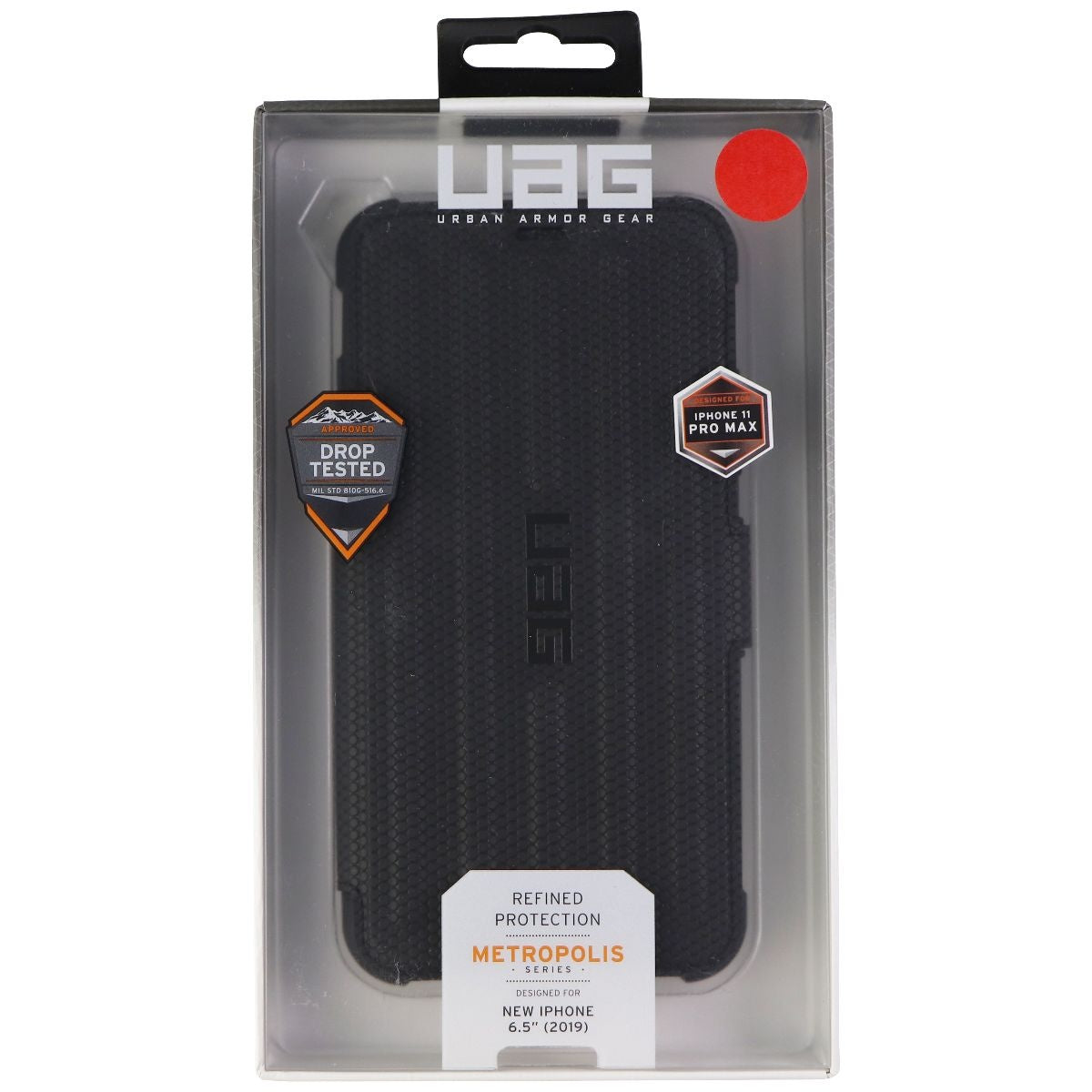 Urban Armor Gear Metropolis Series Case for Apple iPhone 11 Pro Max - Black Cell Phone - Cases, Covers & Skins Urban Armor Gear - Simple Cell Bulk Wholesale Pricing - USA Seller