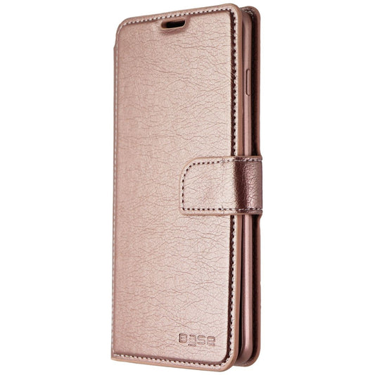 Base Wallet Folio Series Case for Samsung Galaxy S10 - Rose Gold Cell Phone - Cases, Covers & Skins Base - Simple Cell Bulk Wholesale Pricing - USA Seller