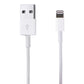 Apple (1.5-Ft) Lightning 8-Pin to USB Charge/Sync Cable for iPhone/iPad - White Cell Phone - Cables & Adapters Apple    - Simple Cell Bulk Wholesale Pricing - USA Seller