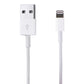 Apple 1.5-Foot Lightning 8-Pin to USB Charge/Sync Cable for iPhone/iPad - White Cell Phone - Cables & Adapters Apple - Simple Cell Bulk Wholesale Pricing - USA Seller