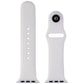 Silicone Watch Band for Apple Watch 38mm/40mm Cases - White - Small Smart Watch Accessories - Watch Bands Unbranded - Simple Cell Bulk Wholesale Pricing - USA Seller