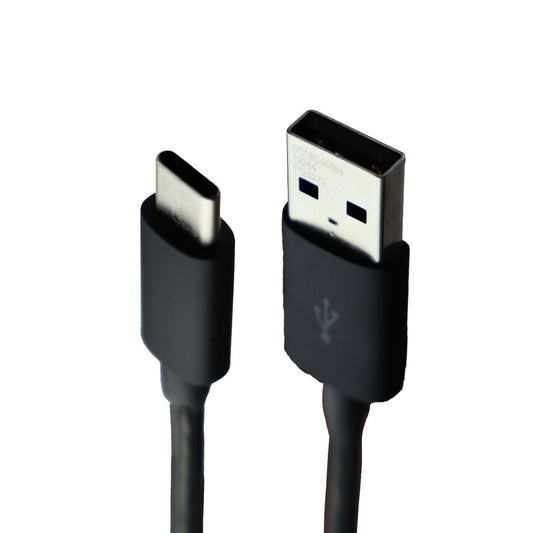 Universal USB-C to USB Braided Cable (3.5FT) - Black/Gray Cell Phone - Cables & Adapters Unbranded    - Simple Cell Bulk Wholesale Pricing - USA Seller