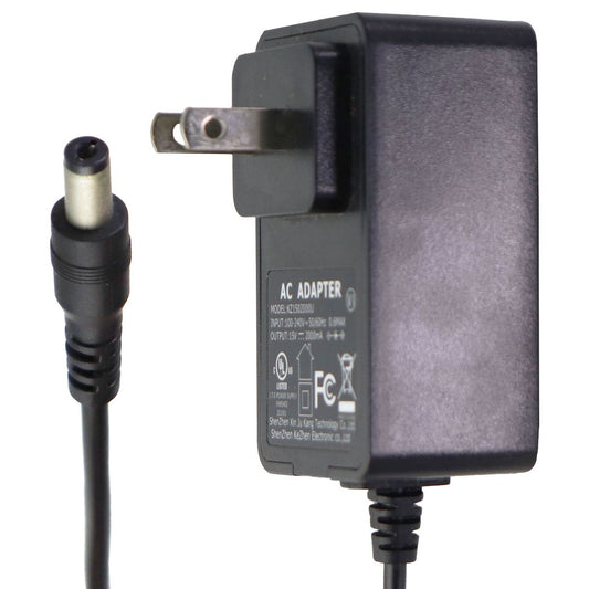 ShenZhen (15V/2000mA) AC Adapter Wall Plug - Black (KZ1502000U) Multipurpose Batteries & Power - Multipurpose AC to DC Adapters Shenzhen    - Simple Cell Bulk Wholesale Pricing - USA Seller