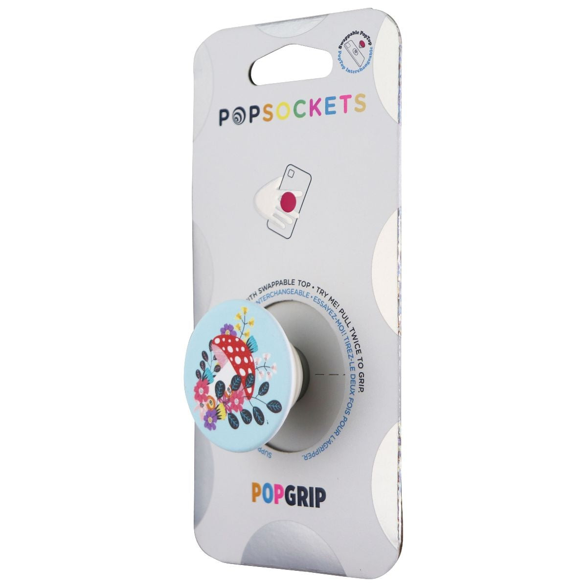 PopSockets Swappable PopGrip Phone Grip and Stand - Shroom Blooms Cell Phone - Mounts & Holders PopSockets - Simple Cell Bulk Wholesale Pricing - USA Seller
