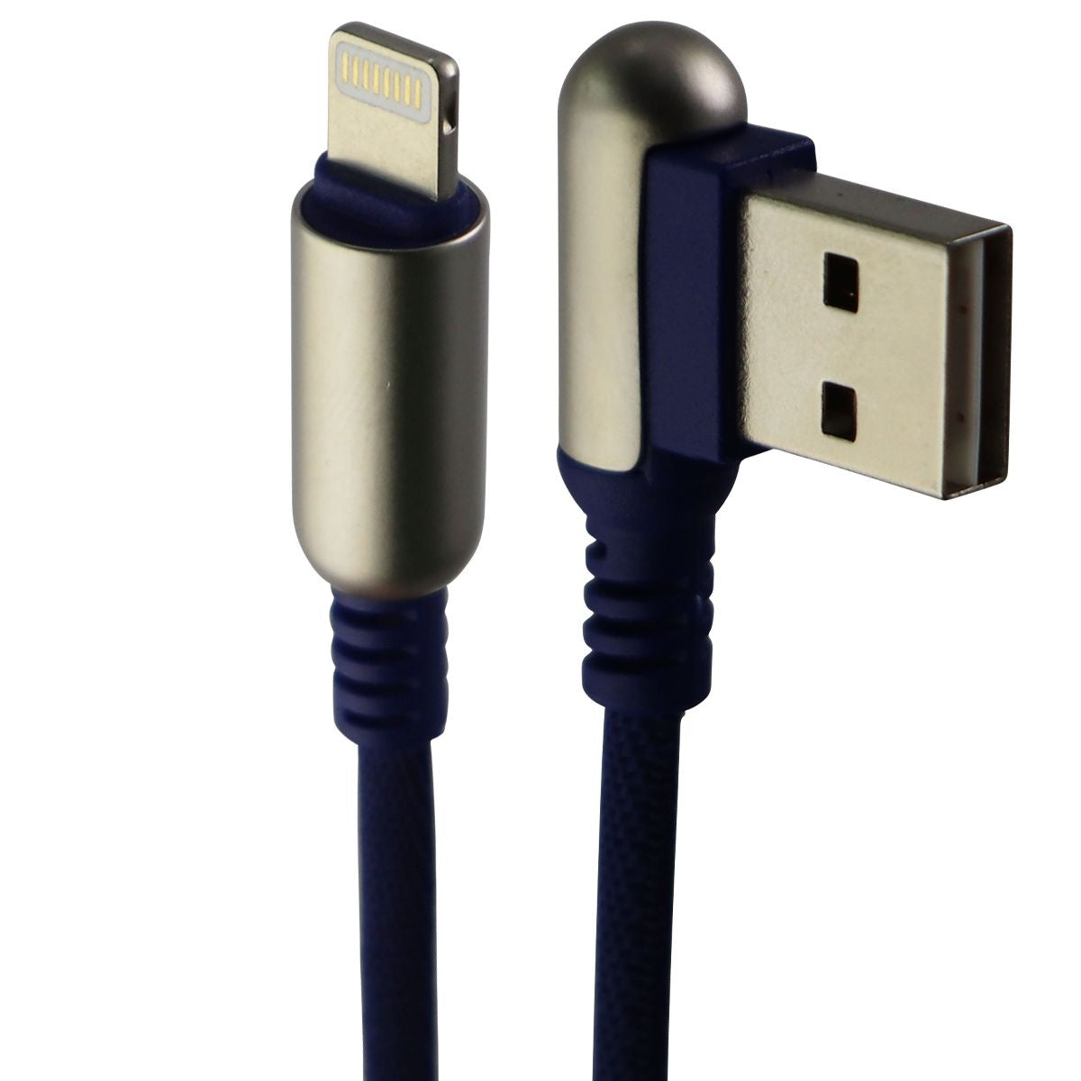 Hoco (4-Foot) Premium 2.4A Braided USB Cable for iPhone/iPad/iPod - Blue Cell Phone - Cables & Adapters HoCo - Simple Cell Bulk Wholesale Pricing - USA Seller