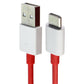 OnePlus (3.3-Foot) 1m USB to USB-C Charge and Sync Cable - Red/White (D140) Cell Phone - Cables & Adapters OnePlus - Simple Cell Bulk Wholesale Pricing - USA Seller