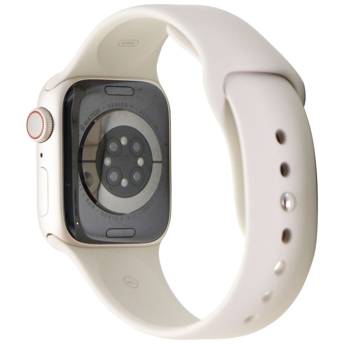 Apple Watch Series 7 (A2475) GPS + Cellular - 41mm Starlight Alu / Star Sp Band Smart Watches Apple    - Simple Cell Bulk Wholesale Pricing - USA Seller