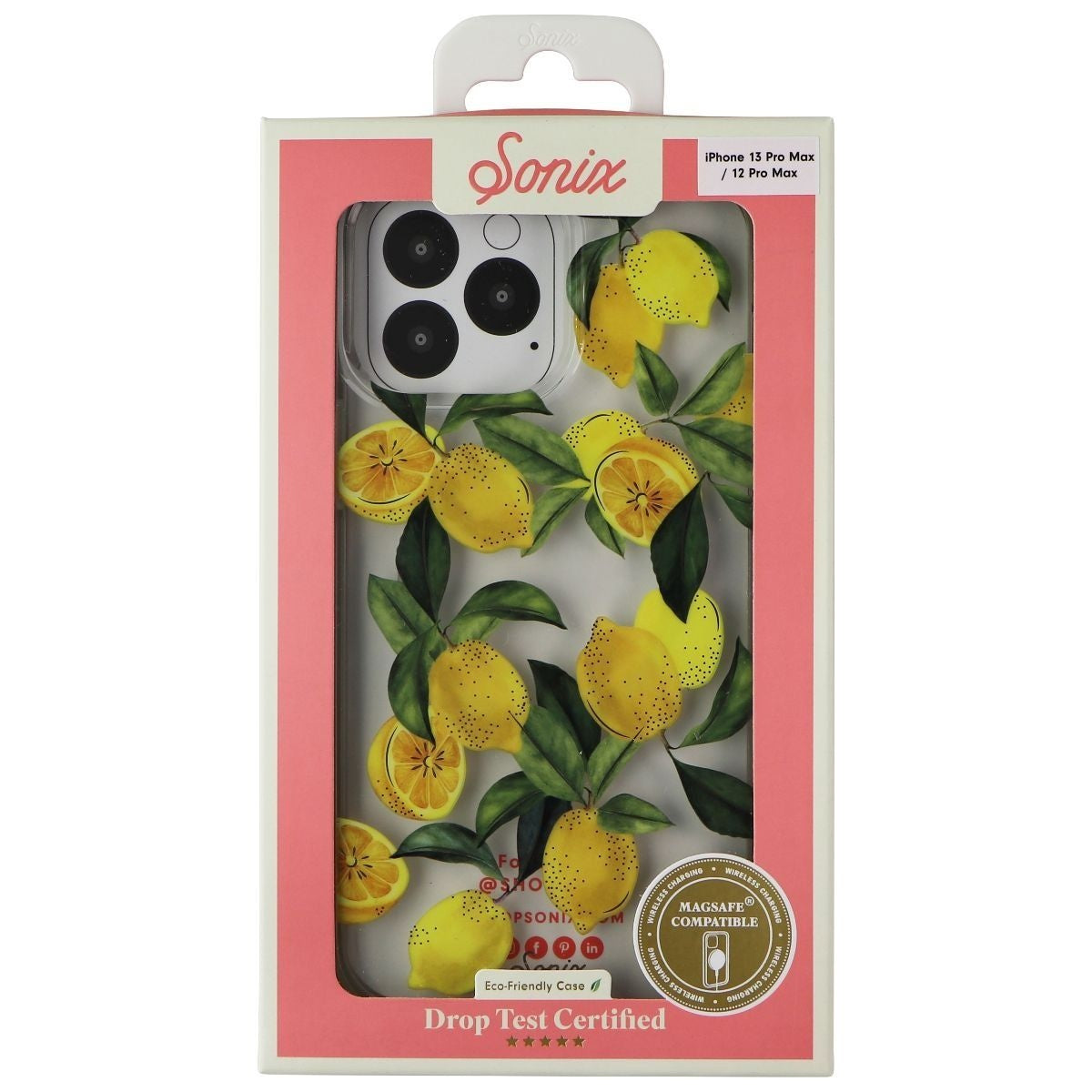 Sonix Clear Coat Case for Apple iPhone 13 Pro Max / 12 Pro Max - Lemon Zest Cell Phone - Cases, Covers & Skins Sonix - Simple Cell Bulk Wholesale Pricing - USA Seller