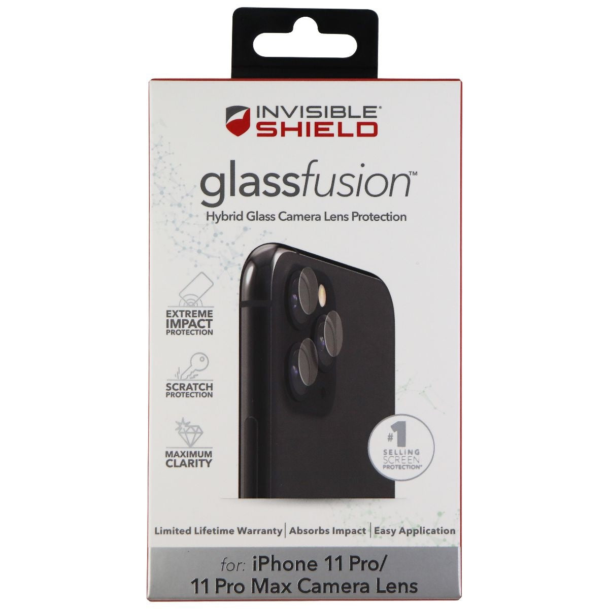 ZAGG Glass Fusion Camera Lens Screen Protector for iPhone 11 Pro & 11 Pro Max Cell Phone - Screen Protectors Zagg - Simple Cell Bulk Wholesale Pricing - USA Seller