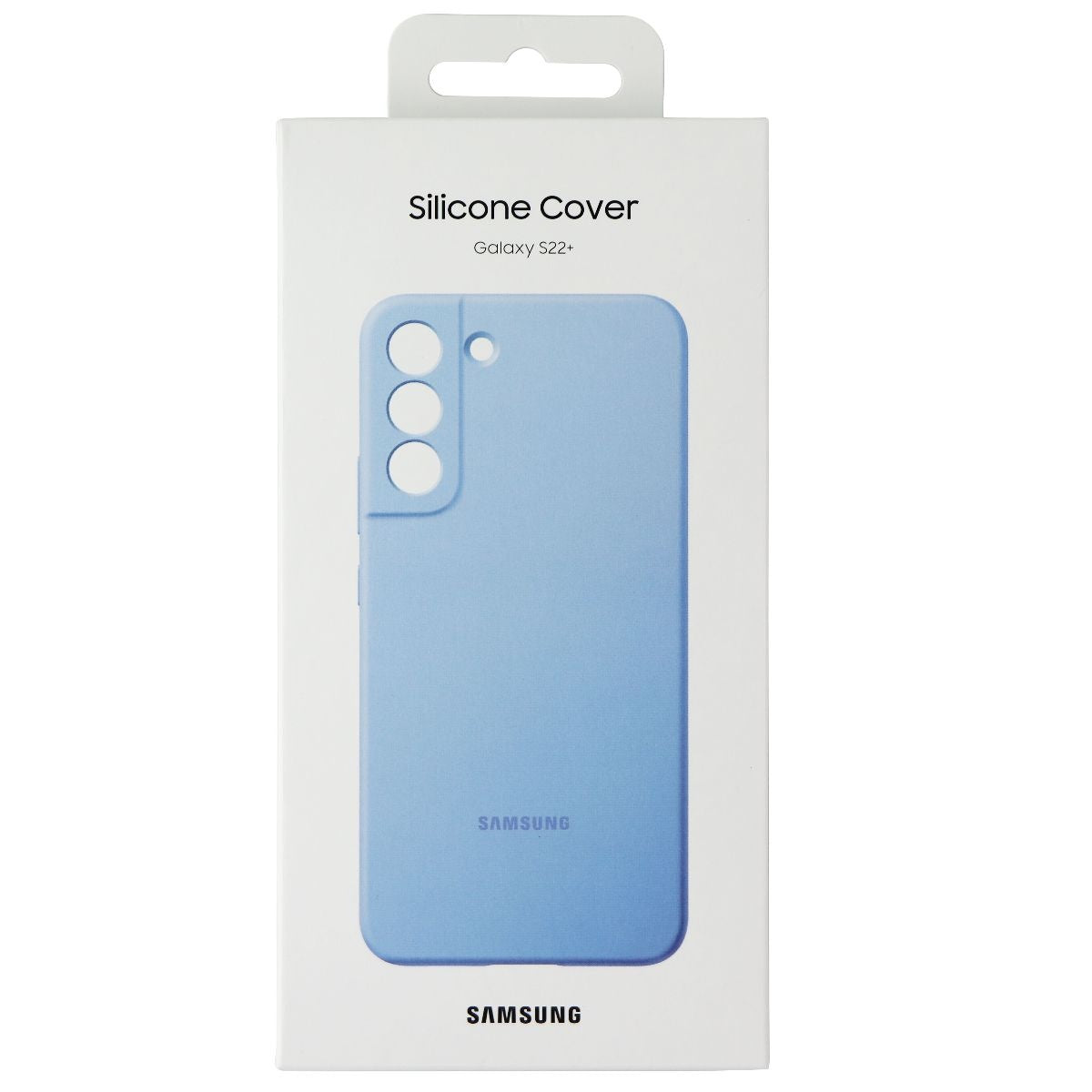 Samsung Official Silicone Cover Case for Samsung Galaxy (S22+) - Sky Blue Cell Phone - Cases, Covers & Skins Samsung - Simple Cell Bulk Wholesale Pricing - USA Seller